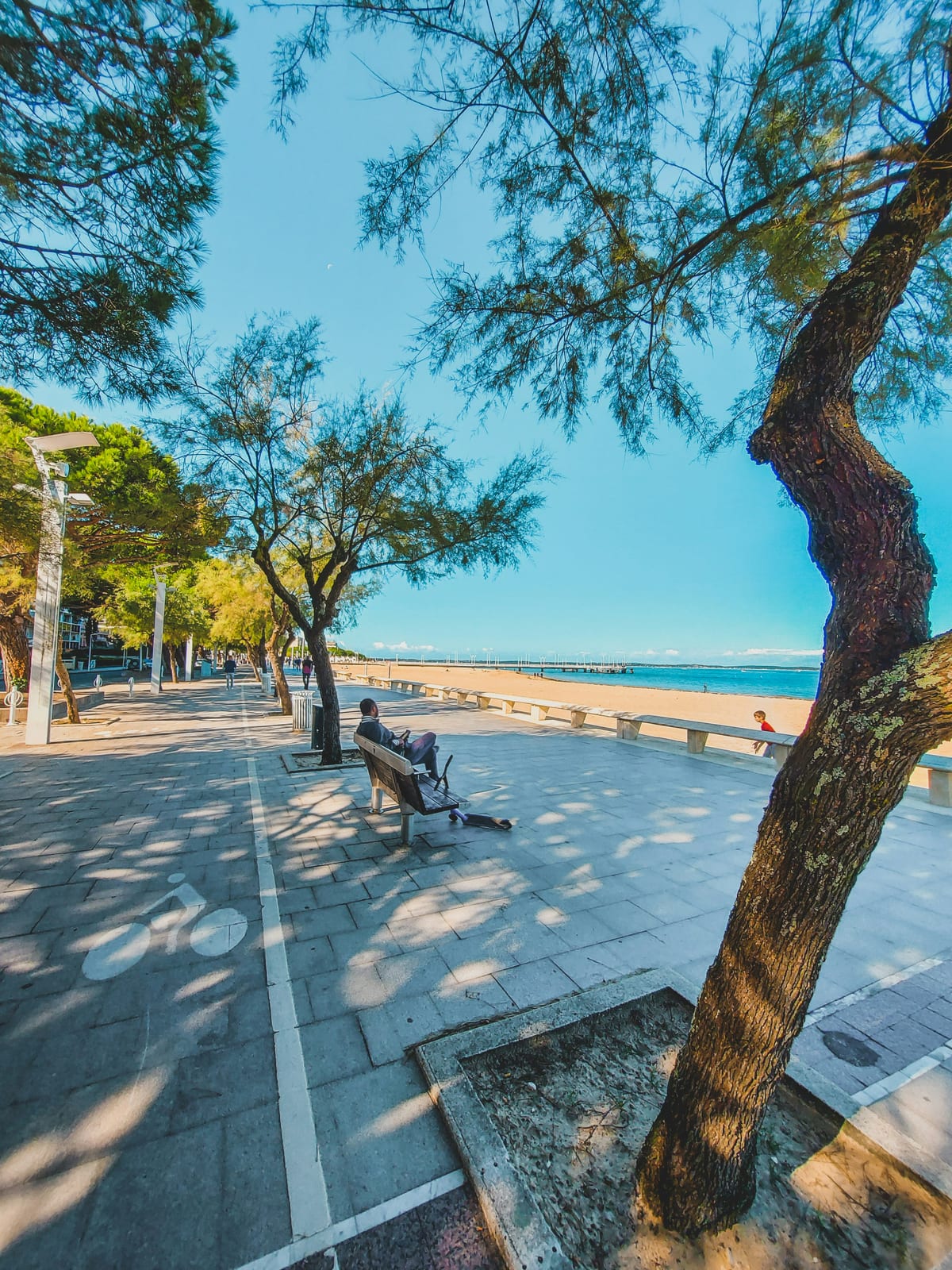 Promenade littorale en Gironde