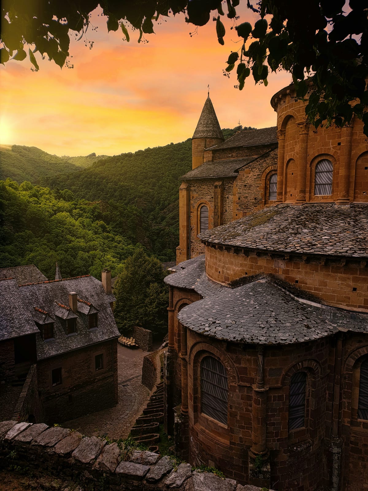 Abbatiale Sainte-Foy de Conques-en-Rouergue en Aveyron