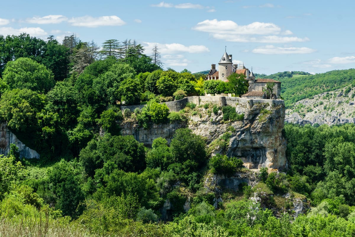 Château de Belcastel à Lacave dans la Vallée de la Dordogne